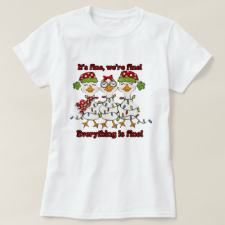 Dummer Gans Weihnachts-Shirt T-Shirt