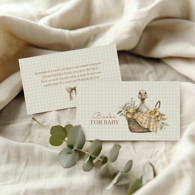 Dummer Gänse-Limonen-Wasserfarbbücher für Baby  Begleitkarte (Von Creator hochgeladen)