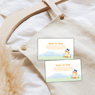 Dummer Gänseblümchen-Blumenbücher Für Baby-Party Begleitkarte