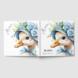 Dummer Gänsejunge Geburtstags-Babyshower Gästebuch