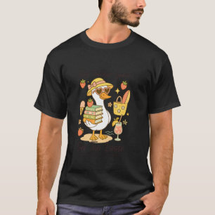 Dummer Gänselehrer außer Rand und Band Sommer Spaß T-Shirt