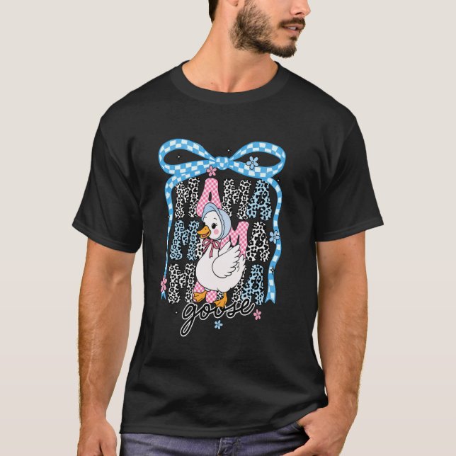 Dummer Gänsemutter-Leben Muttertum Leopard Coquett T-Shirt (Vorderseite)