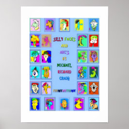 Dummer Gesichter und ABC-Buch: Poster