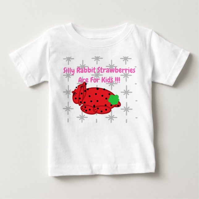 DUMMER HASE BABY T-SHIRT (Vorderseite)