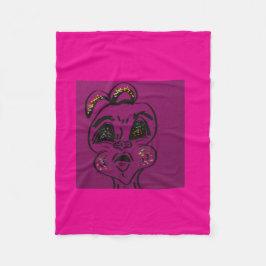 Dummer-Hase-Flanelldecke Fleecedecke