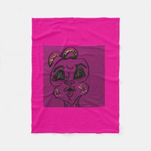 Dummer-Hase-Flanelldecke Fleecedecke