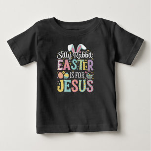 Dummer Hase Ostern ist für Jesus Süßer Hase Baby T-shirt