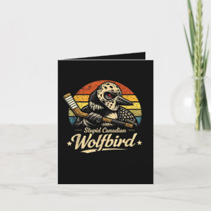 Dummer kanadischer Wolf Vogel