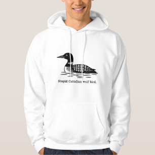 Dummer Kanadischer Wolf Vogel Erhitzte Rivalität L Hoodie