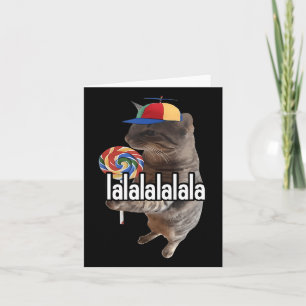 Dummer Kater Mit Lutscher-Meme  Karte
