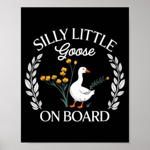 Dummer kleiner Gans an Bord Est 2026 Schwangerscha Poster