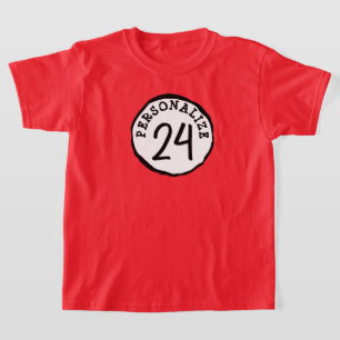 Dummer Kreis mit individuellem Text T-Shirt