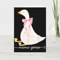 Dummer Mama-Gans Daddy-Gans passende Gans-Familie