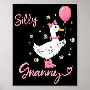 Dummer Oma Süße Gans Großmutter Familie Poster