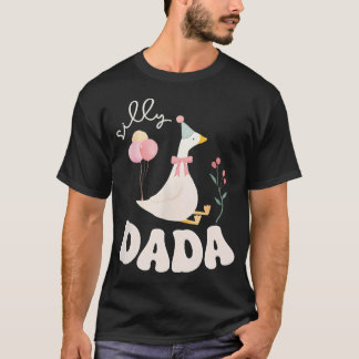 Dummer Papa Dummer Gänse-Vater Geburtstag Familie T-Shirt