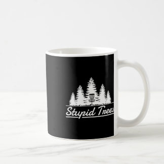 Dummes Discgolf mit Bäumen Kaffeetasse
