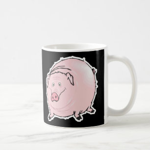 dummes fettes Schwein Tasse