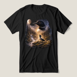  Dummes Kanadischer Wolf Vogel Loon – Eistaucher H Tri-Blend Shirt