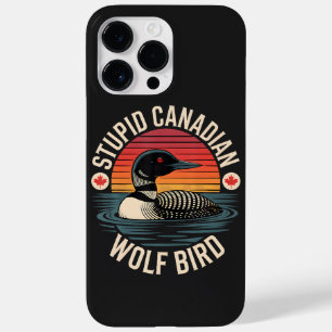 Dummes Kanadischer Wolf Vogel Loon Humor Case-Mate iPhone 14 Pro Max Hülle
