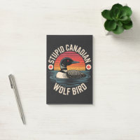Dummes Kanadischer Wolf Vogel Loon Humor