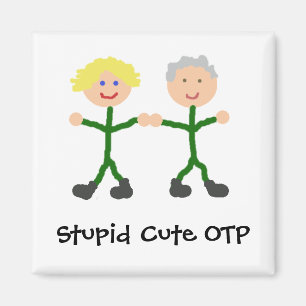 Dummes niedliches OTP Sam/Jackmagnet Magnet