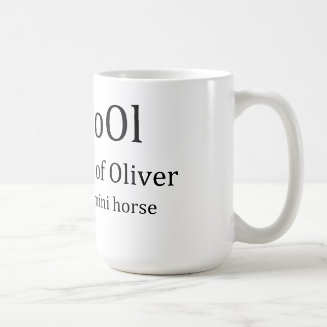 Dummkopf-Tasse Tasse (Rechts)