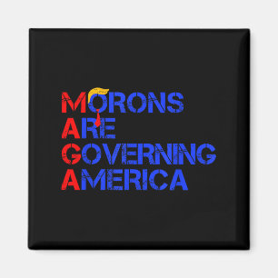Dummköpfe regieren Amerika Funny Trump 2024 _2  Magnet