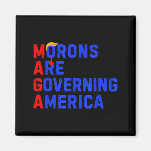 Dummköpfe regieren Amerika Lustig Trump 2024 _1 Magnet