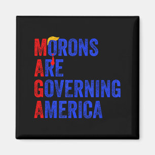 Dummköpfe regieren Amerika Lustig Trump 2024 _3  Magnet
