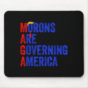 Dummköpfe regieren Amerika Lustig Trump 2024 _3 Mousepad