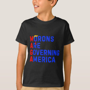 Dummköpfe regieren Amerika Lustig Trump 2024 _4 T-Shirt