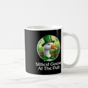Dummste Gans im Pub St. Patricks Day Lustige Gans Kaffeetasse