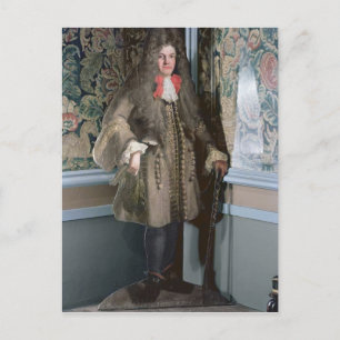 Dummy Board Figur eines Mannes, c.1690 Postkarte