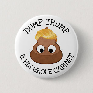 Dump Donald Trump und sein Kabinett Button