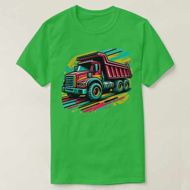 Dump LKW 1 T-Shirt (Design vorne)