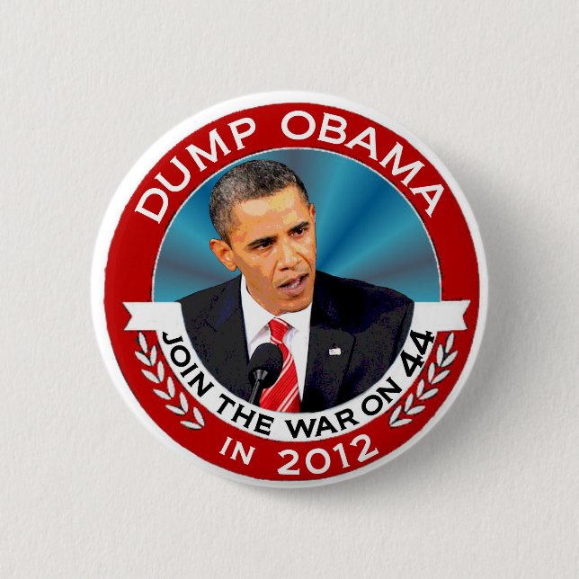 Dump Obama Button (Vorderseite)