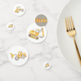 Dump Truck Boy Construction Truck Birthday Konfetti