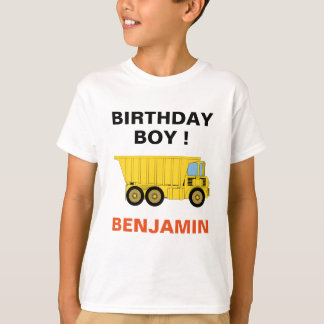 Dump Truck Construction Geburtstagsparty T-Shirt