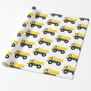 Dump Truck Construction Trucks Geschenkpapier