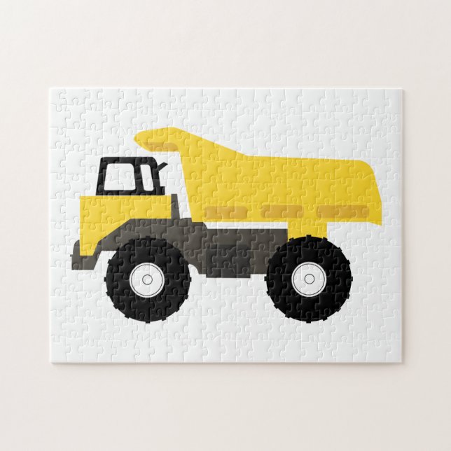 Dump Truck Construction Trucks Puzzle (Horizontal)