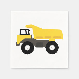 Dump Truck Construction Trucks Serviette