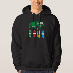 Dump Truck Driver Waste Management Recycelnd Garba Hoodie