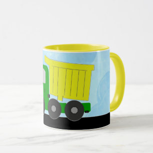 Dump Truck (gelb) Tasse