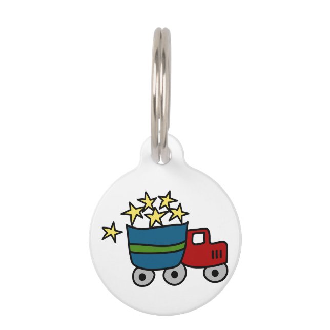 Dump Truck Haustiermarke (Vorderseite)
