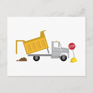 Dump Truck Postkarte