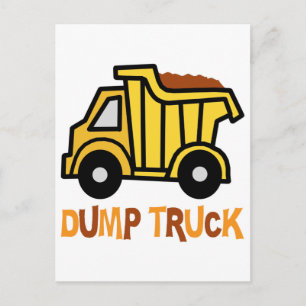 Dump Truck Postkarte