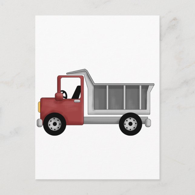 Dump Truck Tshirts und Geschenke Postkarte (Vorderseite)