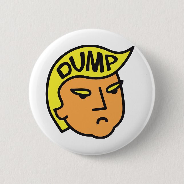 Dump Trump Button (Vorderseite)