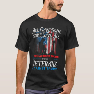 Dump Trump Cadet Bone Spurs Veterans gegen Trump T-Shirt