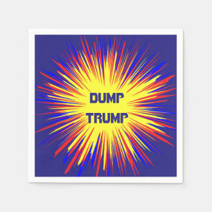 Dump Trump Paper Napkin Serviette